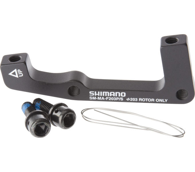 Shimano Scheibenbremsadapter 203 mm für Gabel IS auf Postmount