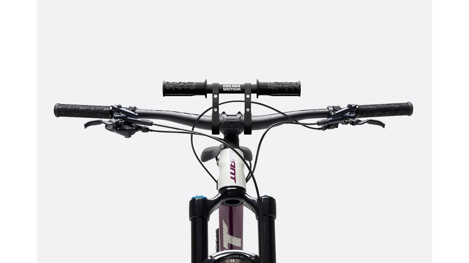 Kids Ride Shotgun 2.0 MTB Kindersitzlenker, 25.4/31.8/35.0MM, 250MM, 19MM Griffdurchmesser, Black