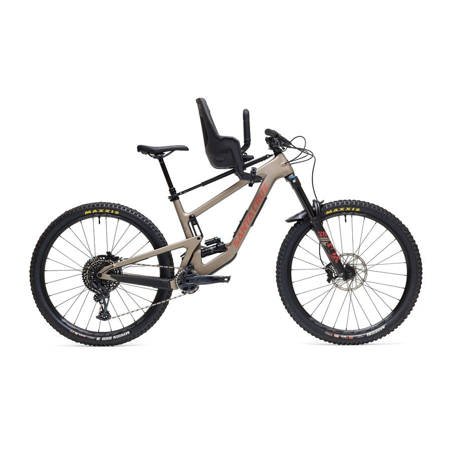 Kids Ride Shotgun Pro Evo MTB Kindersitz/Lenker Combo Set Black