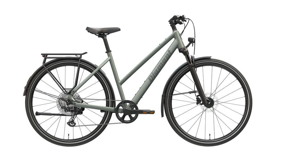 Diamant Mahon Trip Plus MS Cityrad Trapez 28" heugrün
