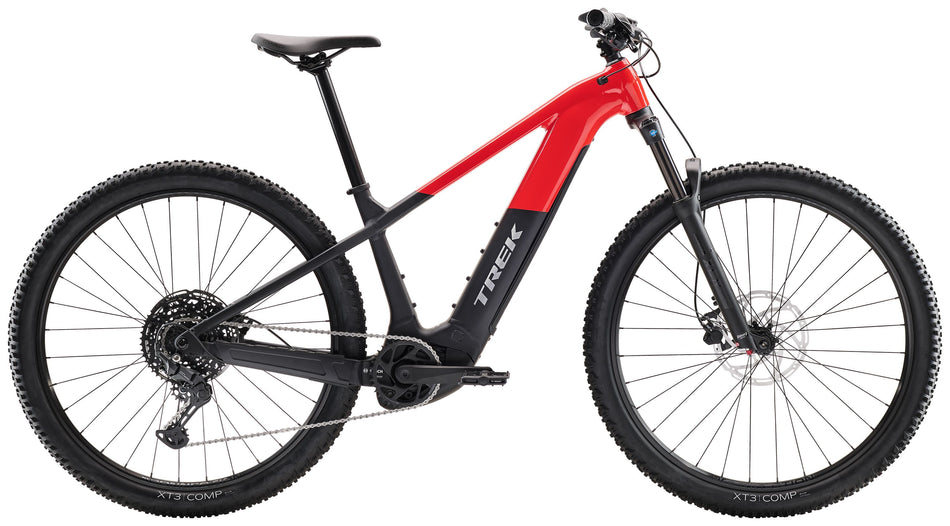Trek Powerfly+ 4 Gen 5 600 Wh E-Bike Hardtail Diamant 27,5" gloss radioactive red/matte dark star