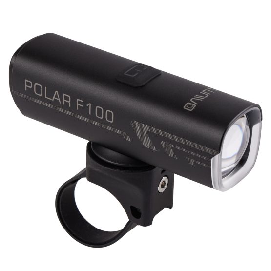 Lunivo Frontscheinwerfer Polar F100 Alu Akku Premium Licht schwarz