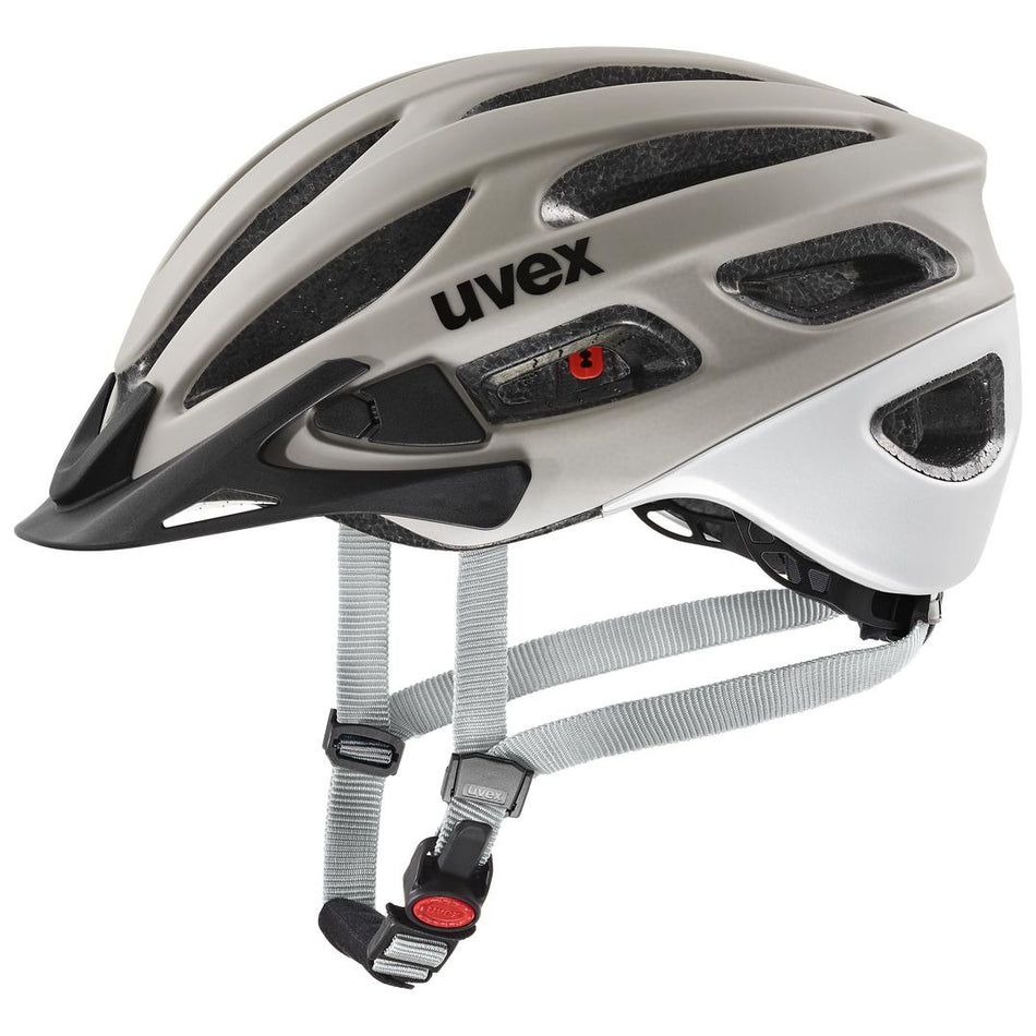 Uvex True CC Helm oak brown-silver matt