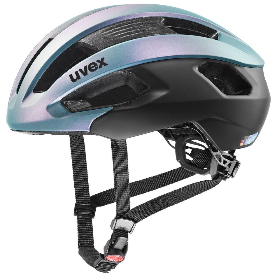 Uvex Rise CC Rennrad-Helm flip flop-black matt