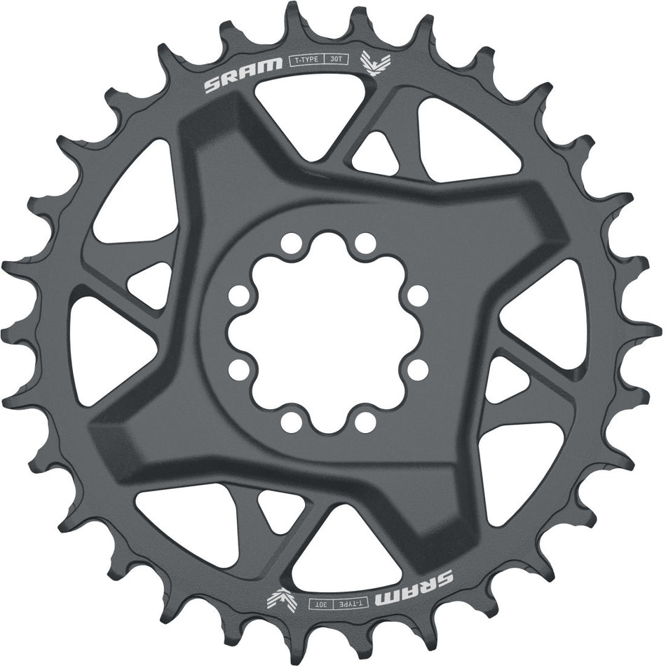 SRAM T-Type Eagle GX Kettenblatt 12-fach Direct Mount Offset 3 mm Aluminium schwarz