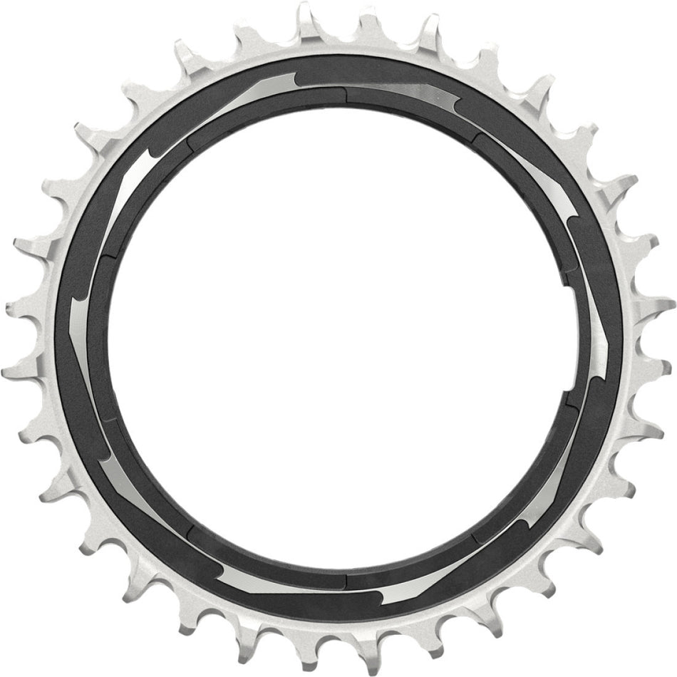 SRAM T-Type Eagle Powermeter Kettenblatt 12-fach Thread Mount Offset 0 mm Aluminium silber