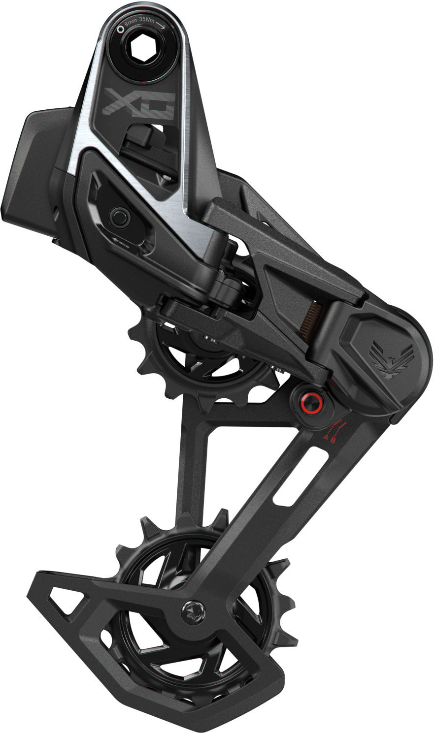 SRAM X0 Eagle AXS Transmission Schaltwerk 12-fach 52T ohne Batterie schwarz