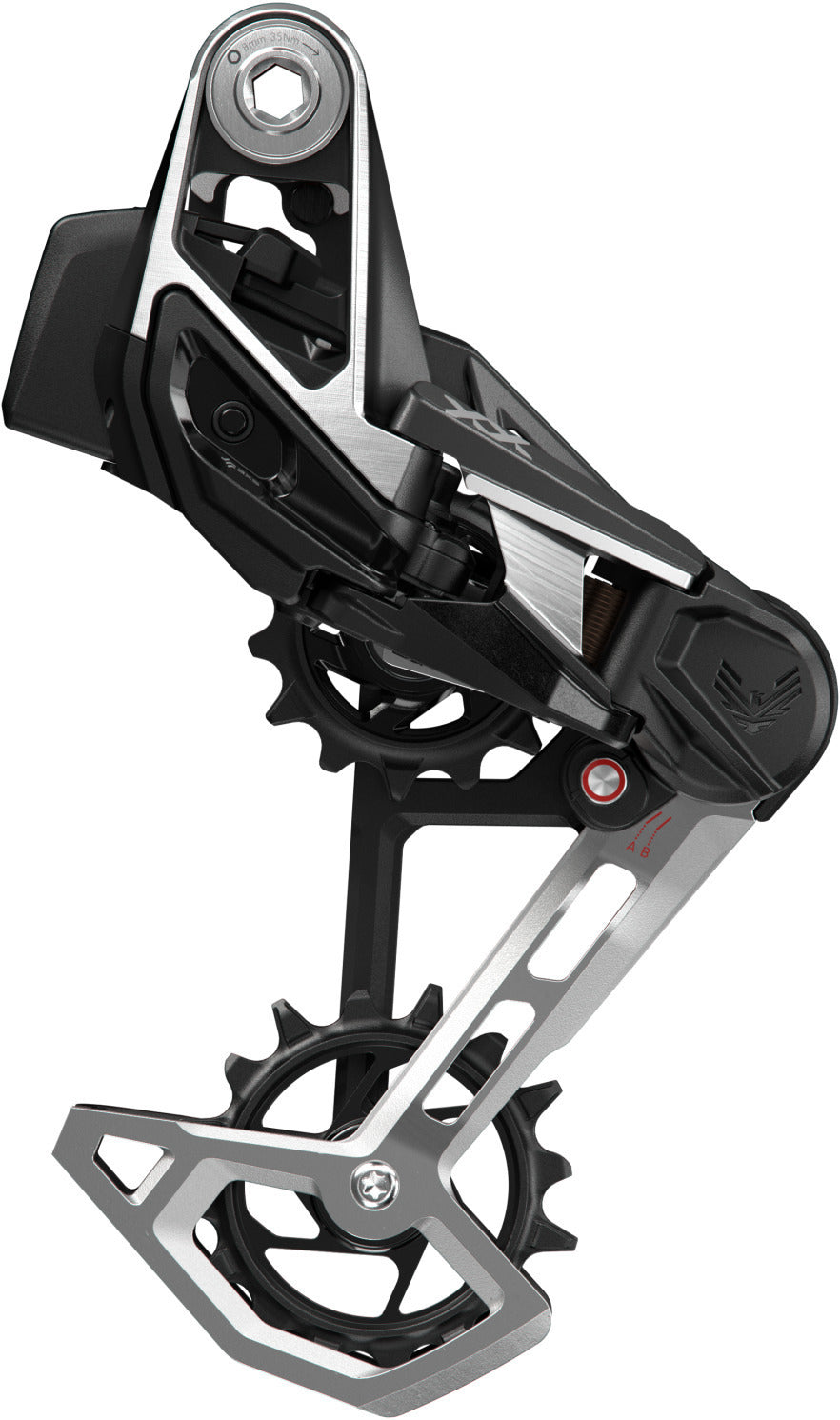 SRAM XX Eagle AXS Transmission Schaltwerk 12-fach 52T ohne Batterie silber