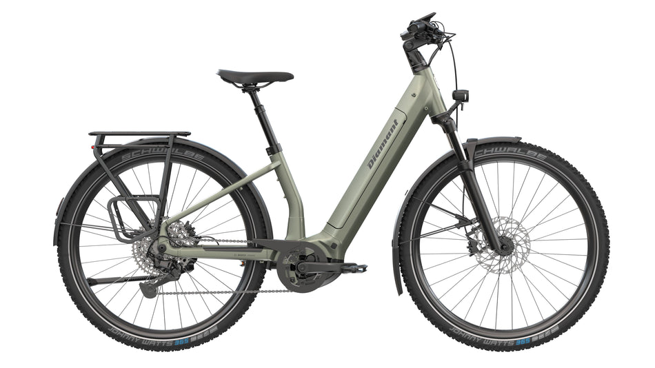 Diamant Suvea Trip Plus 600 Wh E-Bike Wave 27,5" heugrün