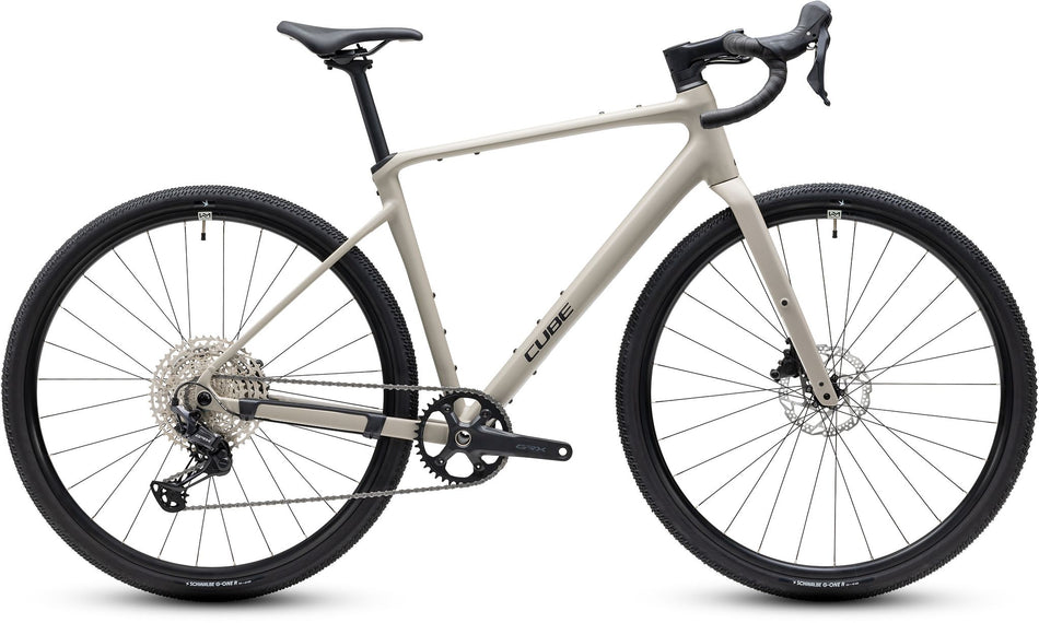 Cube Nuroad EX Gravelbike Diamant oatgrey´n´black