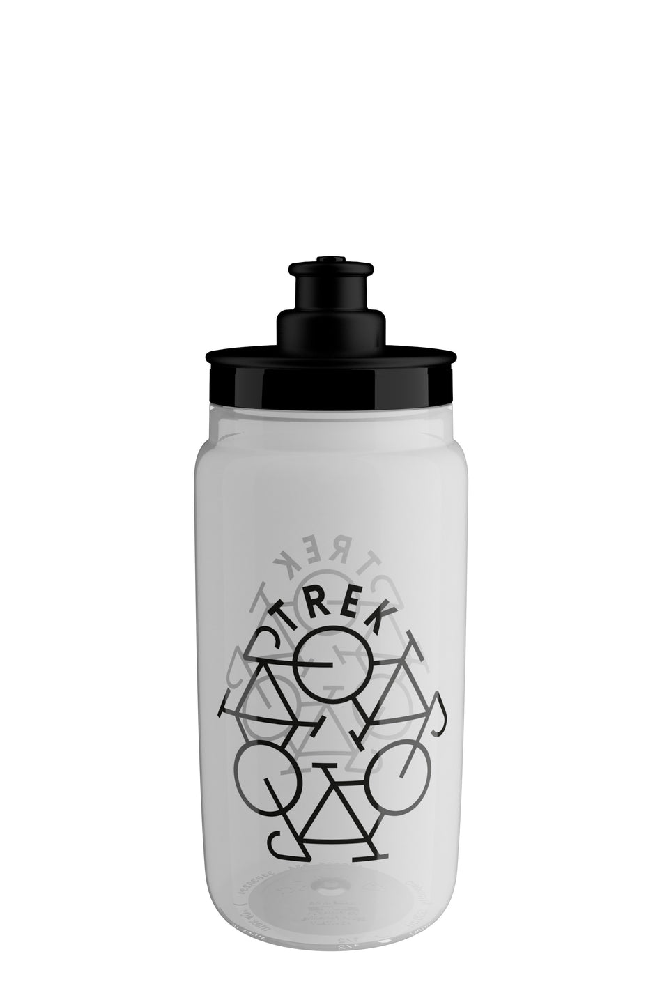 Trek Fly Trinkflasche clear/black