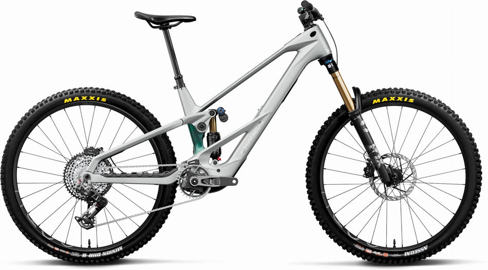 Orbea Wild LT M-Team RS 800 Wh E-Bike Fully 29" smooth silver (matt) - escape green c. view (gloss)