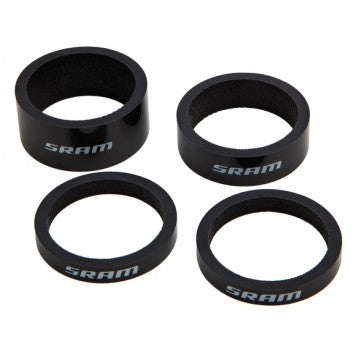 SRAM Spacerset, 2x5mm, 1x10mm, 1x15mm schwarz