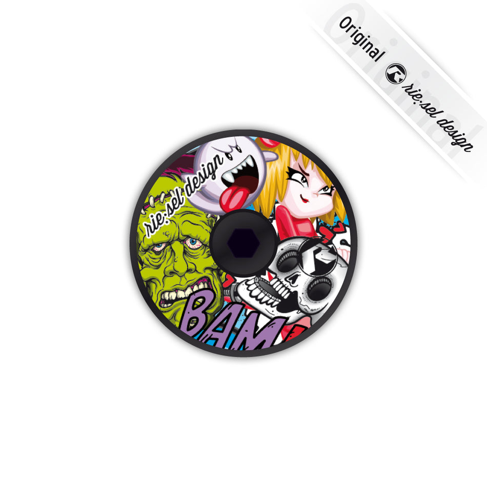 rie:sel deck:el A-Head-Plug Stickerbomb colour